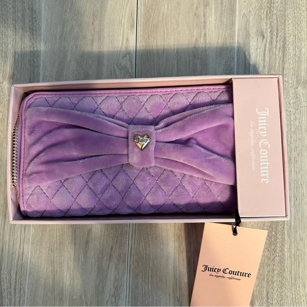 Juicy Couture Purple Quilted Women’s Wallet